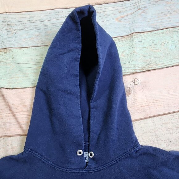 Star Wars Hoodie Medium Navy Fifth Sun Front & Arm Graphics Pullover - Picture 6 of 12